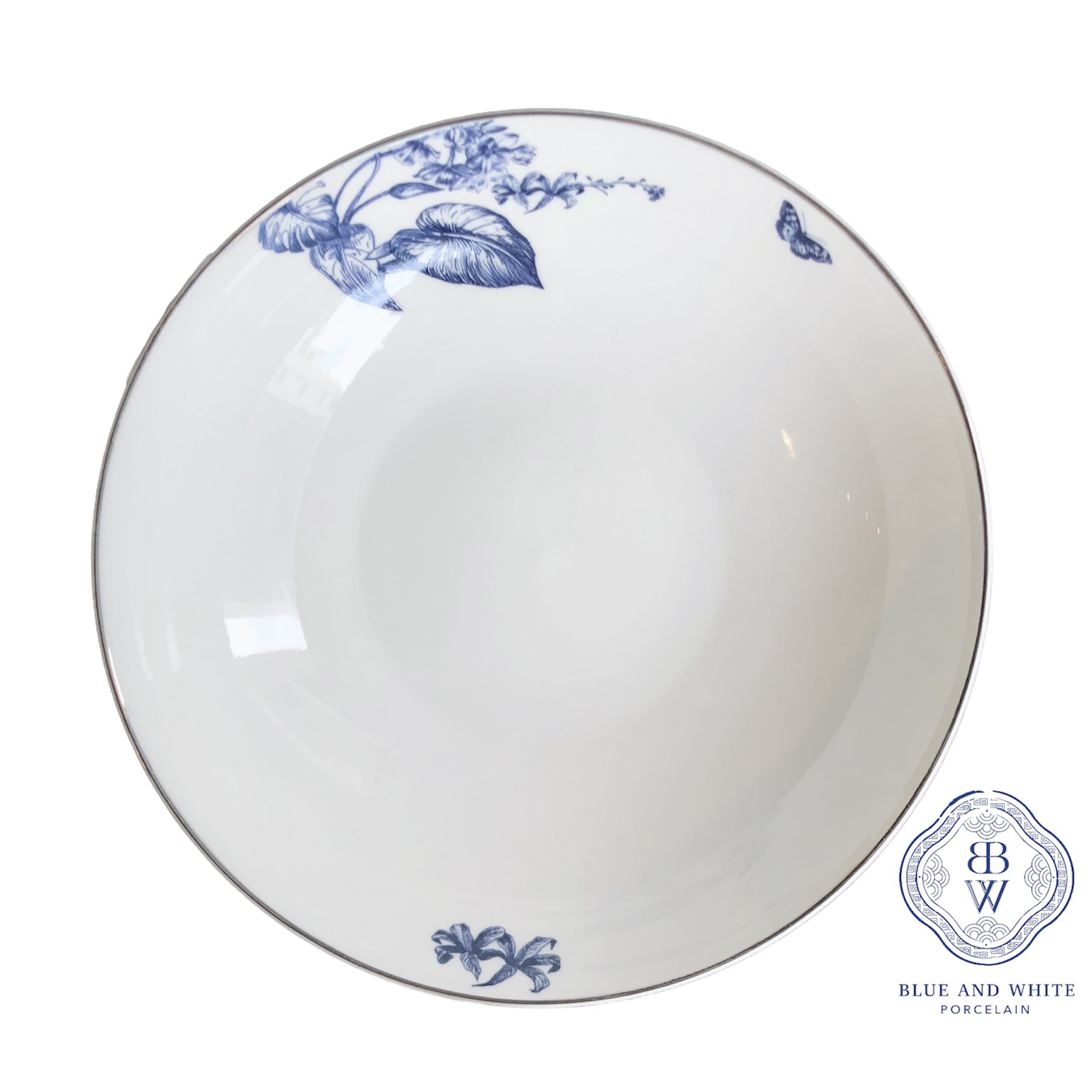 Blue Jungle Deep Plate 21 cm