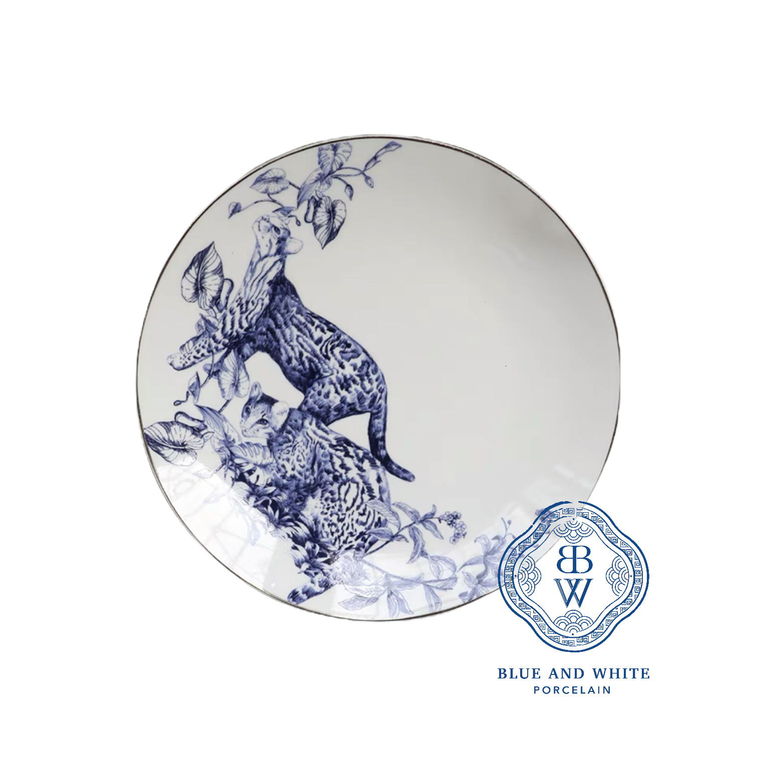 Blue Jungle Flat Plate 21cm